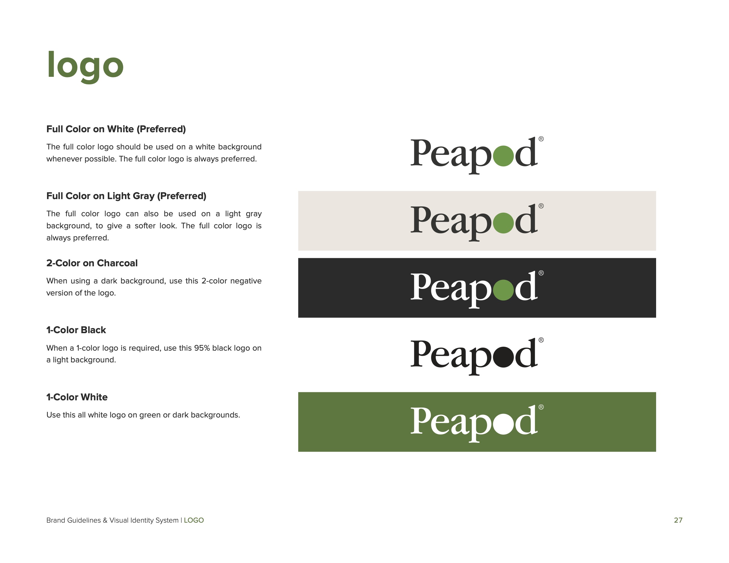 Peapod Brand Guidelines