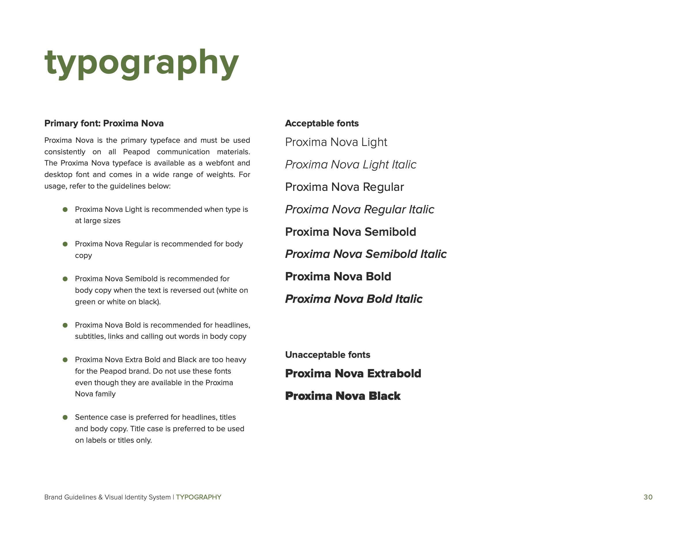 Peapod Brand Guidelines