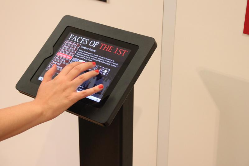 Faces of the 1st Exhibit Kiosk